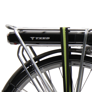 Vélo électrique TXED pratique pour les trajets urbains, avec 7 vitesses, frein à roue avant et arrière, assistance au pédalage, autonomie <span class=keywords><strong>de</strong></span> 60 km, pour les déplacements quotidiens des adultes. - Product Image 4