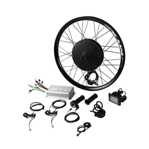 2024 Latest New E-bike Conversion Kit 48V 750W Rear Hub Motor OLD 175mm with 20" 26"*4.0 Rim for Snow Fat Electric Bicycle