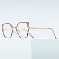 Nouvelles lunettes anti-lumière bleue pour femmes, monture en métal œil de chat photochromique, lunettes optiques tendance, lunettes photochromiques