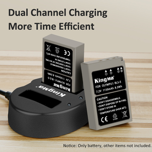 KingMa Rechargeable Li-ion <span class=keywords><strong>Batterie</strong></span> PS-BLS5 <span class=keywords><strong>Batterie</strong></span> pour <span class=keywords><strong>Appareil</strong></span> <span class=keywords><strong>Photo</strong></span> Numérique Olympus PS-BLS5 - Product Image 3