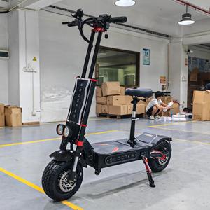 STOCK UE/USA Batterie 60V43AH Scooter électrique pour adultes Cadre en aluminium Pneus de 13 pouces Freins à disque hydrauliques Siège - Product Image 2