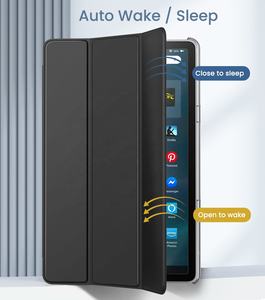 MoKo Ultra Slim PU Funda de cuero Frosted Hard Back Shell Magnetic Tablet Case para <span class=keywords><strong>Amazon</strong></span> Kindle Fire MAX 11 2023 Trifold Cover - Product Image 6