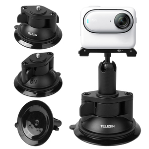 Accesorios para Cámara Deportiva Telesin, Kit de Base Magnética y con Ventosa, Soporte de Dirección para Cámara Insta360 GO3 - Product Image 3