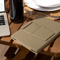 Étui pour tablette en cuir PU ananas, compostable, végétalien, écologique, avec support et fente pour cartes, logo personnalisé pour iPad Pro 11