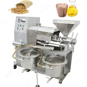 Ticari soya hardal yağı presleme ekipmanları otomatik zeytinyağı sıkma makinesi