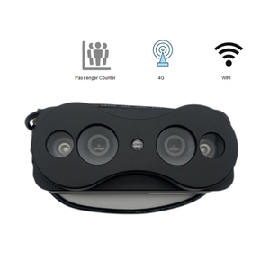 Bộ đếm hành khách tầm nhìn âm thanh nổi <span class=keywords><strong>3D</strong></span> cho xe cảm biến đếm đầu chính xác cho xe buýt Quá Cảnh trường học thiết kế chống nhiễu - Product Image 2