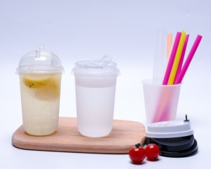 Injection Plastic Cup Plasticcup Plastic Injection Disposable Cup PP 500ml 90 Caliber Injection Molding U-shaped Disposable Plastic Milk Tea Cup And Juice Cup