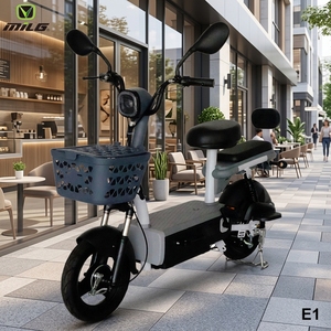 Trottinette électrique E1 Mini 350W 48V avec batterie amovible, autonomie 30-40km, homologation CEE CE, pneus 14*2.5, amortisseur hydraulique, vente en gros OEM - Product Image 2