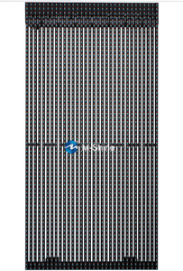 M-Shine Flexible P15 P16 P25 DIP Malla creativa Cortina transparente Pantalla Vidrio Superficie grande Ventana Señalización digital pantalla led - Product Image 5