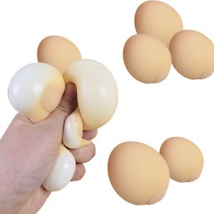 Nuevos Juguetes Blandos Antiestrés de Huevo de Simulación para Niños 2026, Juego Divertido de Lenta Recuperación para Aliviar el Estrés, Edades de 5 a 7 Años - Product Image 1