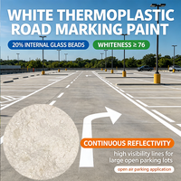 Peinture acrylique à séchage rapide pour routes, application à froid, normes AASHTO M249 et BS3262, revêtement durable pour marquage routier rapide