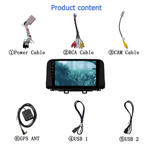 <span class=keywords><strong>Android</strong></span> 2 Din 10 pulgadas pantalla táctil WIFI BT coche Radio estéreo coche REPRODUCTOR DE DVD para <span class=keywords><strong>Hyundai</strong></span> <span class=keywords><strong>Kona</strong></span> 2018 GPS unidades principales GPS - Product Image 5