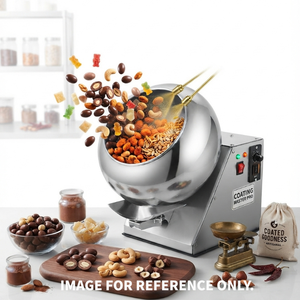 Sartén Comercial para Recubrir Alimentos: Cacahuetes, Almendras, Anacardos, Pistachos, Nueces, <span class=keywords><strong>Palomitas</strong></span>, Cereales, Granola, Galletas y Frutas Secas - Product Image 1