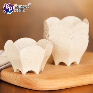 ยุโรป-Pack ผลิตภัณฑ์ดอกไม้รูปร่าง<span class=keywords><strong>พ</strong></span>ลาสติกย่อยสลายได้แฟนซีถ้วยขนมหวาน - Product Image 2