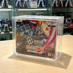 Caja de Exhibición Acrílica con Protección UV del 99% para Cartas Coleccionables Gundam, Caja de Almacenamiento Magnética para Paquetes de Cartas Coleccionables - Product Image 2