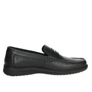Mocassins pour homme 751160 en cuir marron, chaussures décontractées à enfiler - Product Image 4