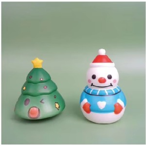 Jouet Squishy de Noël en PU à Remontée Lente, Ornements de Noël, Renne, Père Noël, Bonhomme de Neige, Anti-Stress, Fidget, Décompression, Cadeau Sensoriel, Vente en Gros - Product Image 2