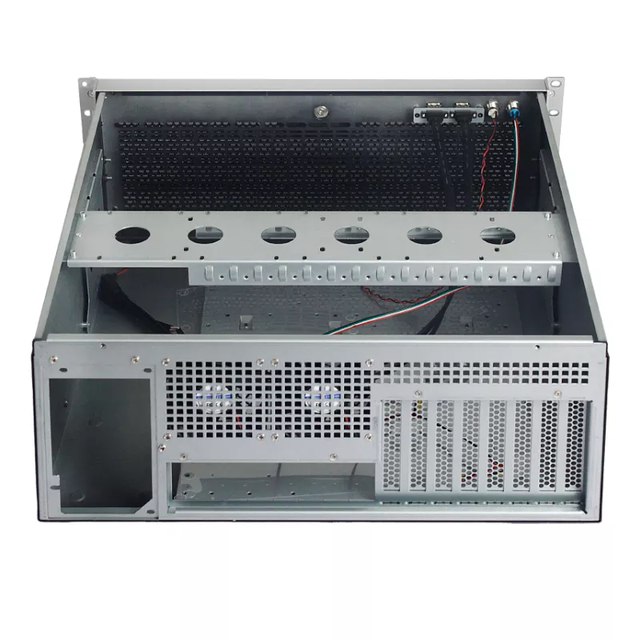 Factory stocked 19 Inches Industrial 4u Rackmounted EATX Server Case With 8 PCIE Slots Support Water Cooling