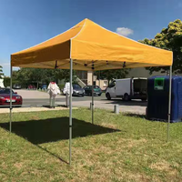 3x4.5m Tente extérieure imperméable et colorée avec logo personnalisé Tente de gazebo pliante portable pour les salons professionnels avec murs