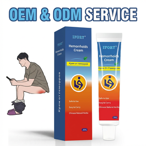 Crema para Hemorroides, Eliminador de Hemorroides Internas y Externas, Servicio OEM, Ungüento Original a Base de Hierbas Chinas Naturales, Bálsamo para Hemorroides - Product Image 1