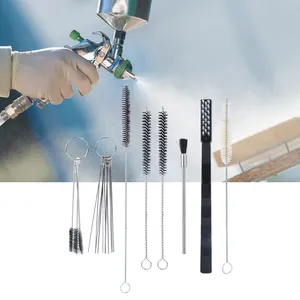 21Pcs /<b>Set</b> Airbrush <b>Spray</b> Gun Nozzle Cleaning Repair Tool Kit Hardware Accessory Hand Tool Needle Brush <b>Set</b> for <b>Spray</b> Tools - Product Image 4