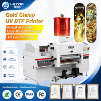 Imprimante jet d'encre UV numérique LETOP Factory 600MM, traceur d'étiquettes, machine d'impression UV DTF rouleau à rouleau pour autocollants et logos à estampage doré