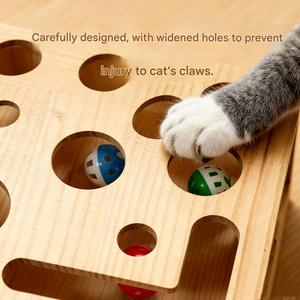 Fun Maze <strong>Cat</strong> Puzzle Toy <strong>Box</strong> Square Design <strong>Scratching</strong> Features Self-Entertainment <strong>Cat</strong> Game Home Office Use - Product Image 4