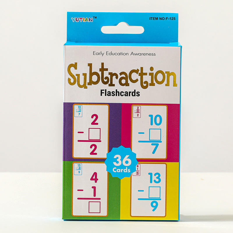 36 Cartes de soustraction de feuille d'or