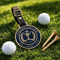 Étiquette de sac de golf en acier inoxydable personnalisée au laser, accessoires de golf très demandés