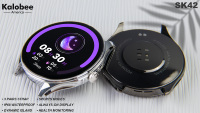 Reloj Inteligente SK42 con Tres Correas de Silicona, Pantalla AMOLED HD de 1.6 Pulgadas, Caja de Aleación, Fitcloud Pro, Brújula, Resistente al Agua IP68, Monitor de Sueño