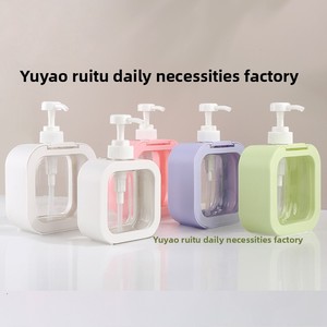 Bouteilles carrées à pompe grande capacité pour shampoing, <span class=keywords><strong>savon</strong></span> <span class=keywords><strong>liquide</strong></span>, <span class=keywords><strong>savon</strong></span> pour le corps, détergent, lessive <span class=keywords><strong>liquide</strong></span>, lotion - Product Image 3