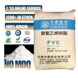 Poudre de résine PVC vierge SG3 SG5 SG7 SG8 – Matière première pour le moulage de câbles et de tuyaux – Chlorure de polyvinyle - Product Image 1