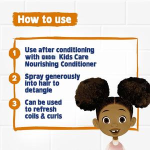 Nhãn Hiệu Riêng 2-Trong-1 Detangler & Refresher Phun 236Ml Thuần Chay Hữu Cơ Mist Kem Dưỡng Ẩm Cho Trẻ Em Tóc Xoăn Chăm Sóc Tóc - Product Image 3