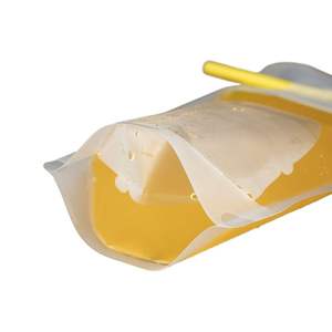 Stand-up içecek çantası koku geçirmez fermuar tek kullanımlık PET + PE maden suyu çay suyu torba buzlu kendinden ayakta ve kendinden sızdırmazlık - Product Image 6