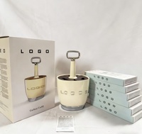 Organizador de utensilios giratorio profesional de 360° con bandeja de drenaje extraíble, organizador de cubiertos retro de los años 50 para cubiertos, para Smeg