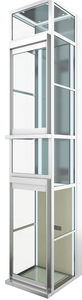 Pequeña sala <span class=keywords><strong>de</strong></span> máquinas Ascensores caseros Acero inoxidable AC Ascensor Residencial Uso doméstico Fuji Elevator - Product Image 6