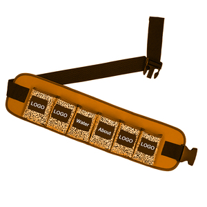 Ceinture de refroidissement de canette en néoprène, 6 paquets de boissons, sac de ceinture de bière, support de canette de boisson, sangle réglable, bouteille de bière - Product Image 1