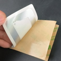 Étiquette RFID active pour capteur de température, anti-métal, 125 kHz, 2,45 GHz, en papier, pour les États-Unis, avec puce NFC