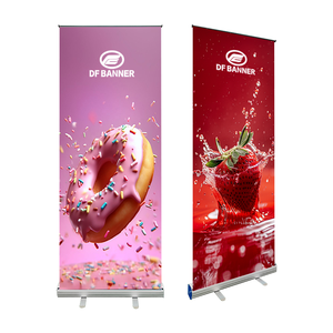 Precio al por mayor portátil Roll up Banner Stand Promocional Aluminio Impreso banner retráctil para exposiciones - Product Image 3