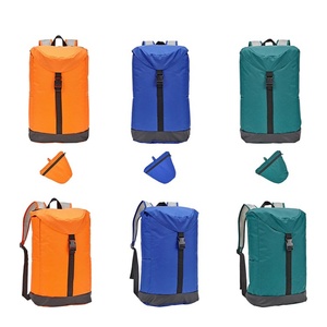 Sac à dos pliable unisexe en polyester ripstop imperméable pour le cyclisme, les sports de plein air, la randonnée et les voyages – Vente en gros - Product Image 1
