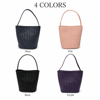 Bellissima Hochwertige Nappa-Leder Damen-Handtasche, Tragbare Bucket-Bag für Frauen, Einzeln Gewebt, Kundenspezifische ODM OEM Lieferant Großhandel