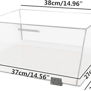 Vitrine de Comptoir en Acrylique Moderne Personnalisée pour Boulangerie, Pâtisseries, Desserts, Pains et Cupcakes – Vente en Gros - Product Image 3