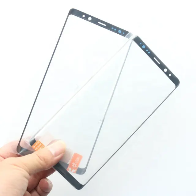 YWangSen kavisli kenar ekran cam Panel ile Oca kuru tutkal için Samsung Galaxy S20 Note10plus
