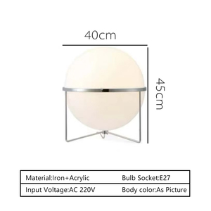 Lámpara <span class=keywords><strong>de</strong></span> Mesa Moderna con Base Cromada, LED con Alimentación CC, <span class=keywords><strong>Diseño</strong></span> Simple para Espacios Contemporáneos - Product Image 2