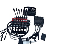 Control Remoto Inalámbrico de 6 Canales 24/12V 30W con Configuración de Embrague Electromagnético para Grúas de Camión