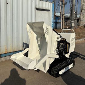 Factory Direct Sales Concrete Sandstone Brick Handling Small Hydraulic Front Unloading Crawler Dumptruck 500kg 3-in-1 Function L - Product Image 1