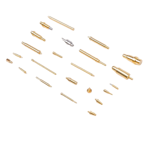 Corecon cung cấp Nhà máy <span class=keywords><strong>CNC</strong></span> gia công 1mm 4 pin 5.5mm vàng tấm POGO Pin mùa xuân nạp cho đồng hồ thông minh mặc thiết bị - Product Image 2