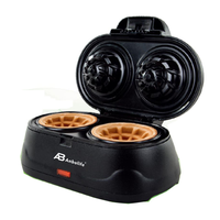Anbolife NOUVEAU Gaufrier Électrique Double 1,5 L pour Petits Déjeuners et Collations, Machine à Gaufres aux Œufs, Usage Domestique