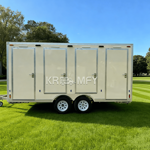 Bathroom With Shower Luxury Washroom Restroom Trailer Outdoor <b>Portable</b> Vip Mobile <b>Toilet</b> - Product Image 1