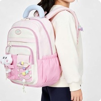 Mochila Infantil Impermeable con Estampado de Dibujos Animados para Niñas de 3 a 6 Años, Regreso a Clases